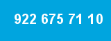 922 675 71 10 922 675 71 10